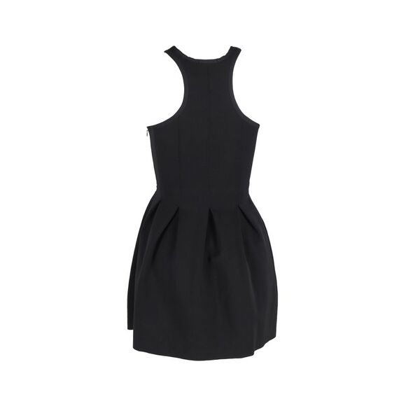 Alexander McQueen Halter Mini Dress in Black Polyester